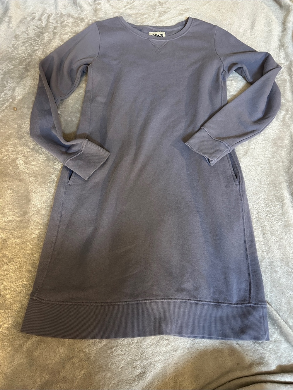 Pact courtside cotton sweatshirt dress
